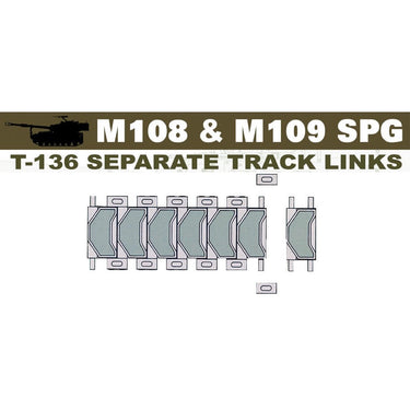 AFV 35S23 1/35 T-136 Track For M108/M109 (Workable) Conversion Kit